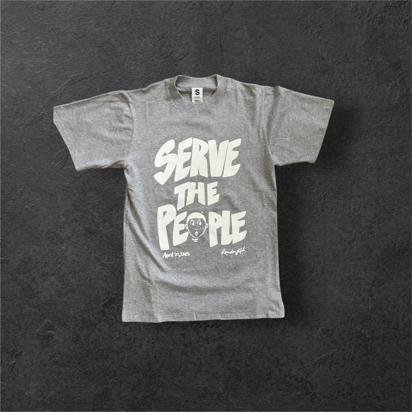 Serve the People Parker Cloud tee