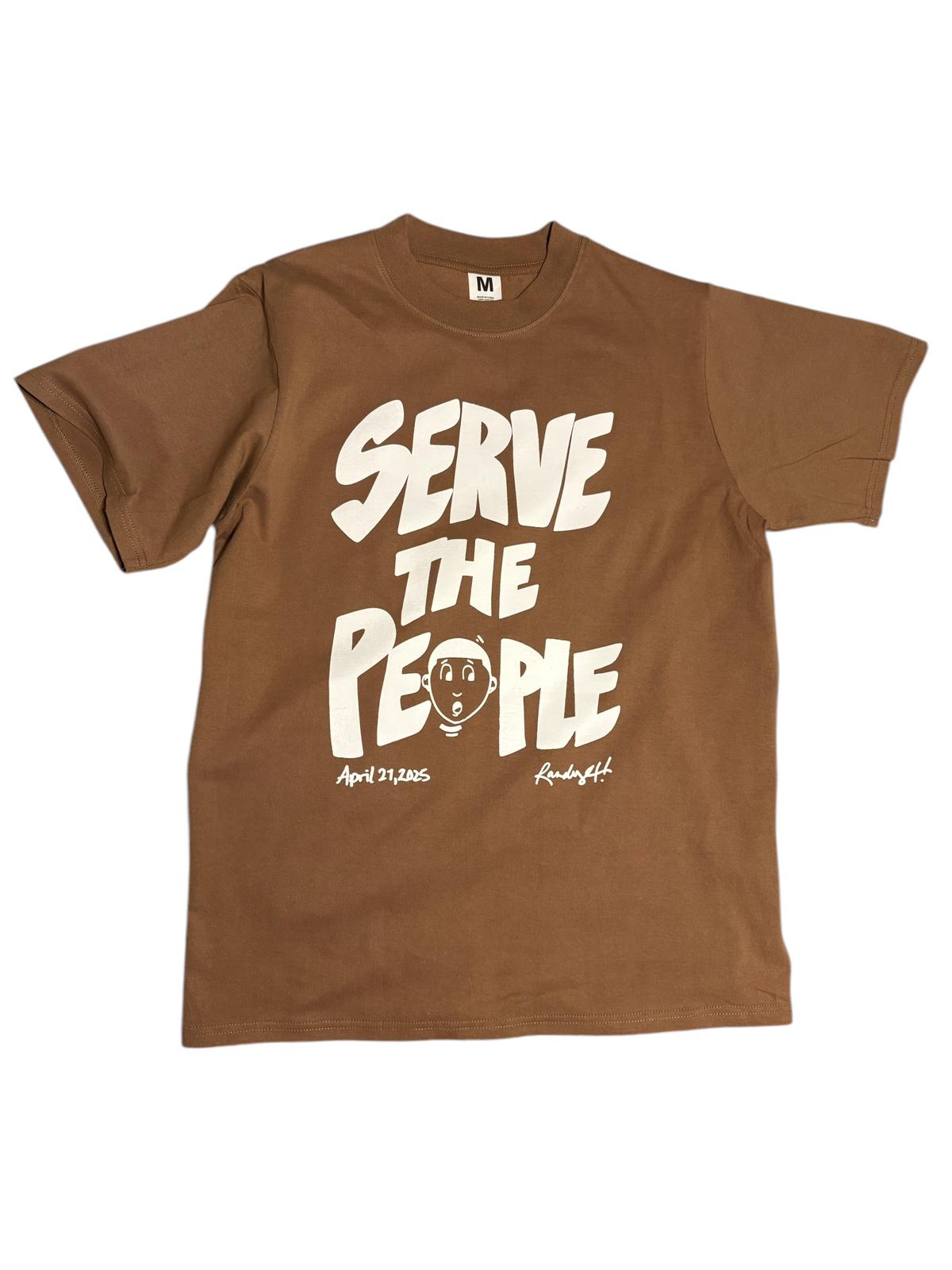 Serve the People Parker Cloud tee