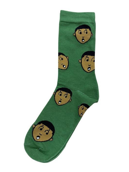 Kashmir Big face Parker Cloud socks