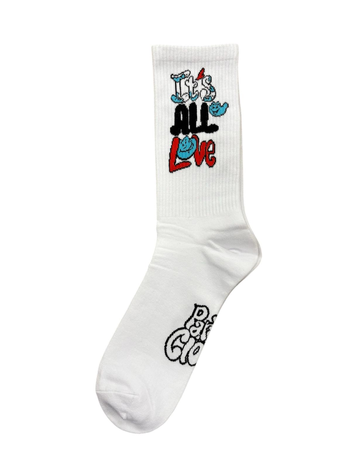 White It’s All Love socks