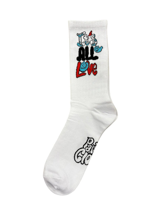 White It’s All Love socks