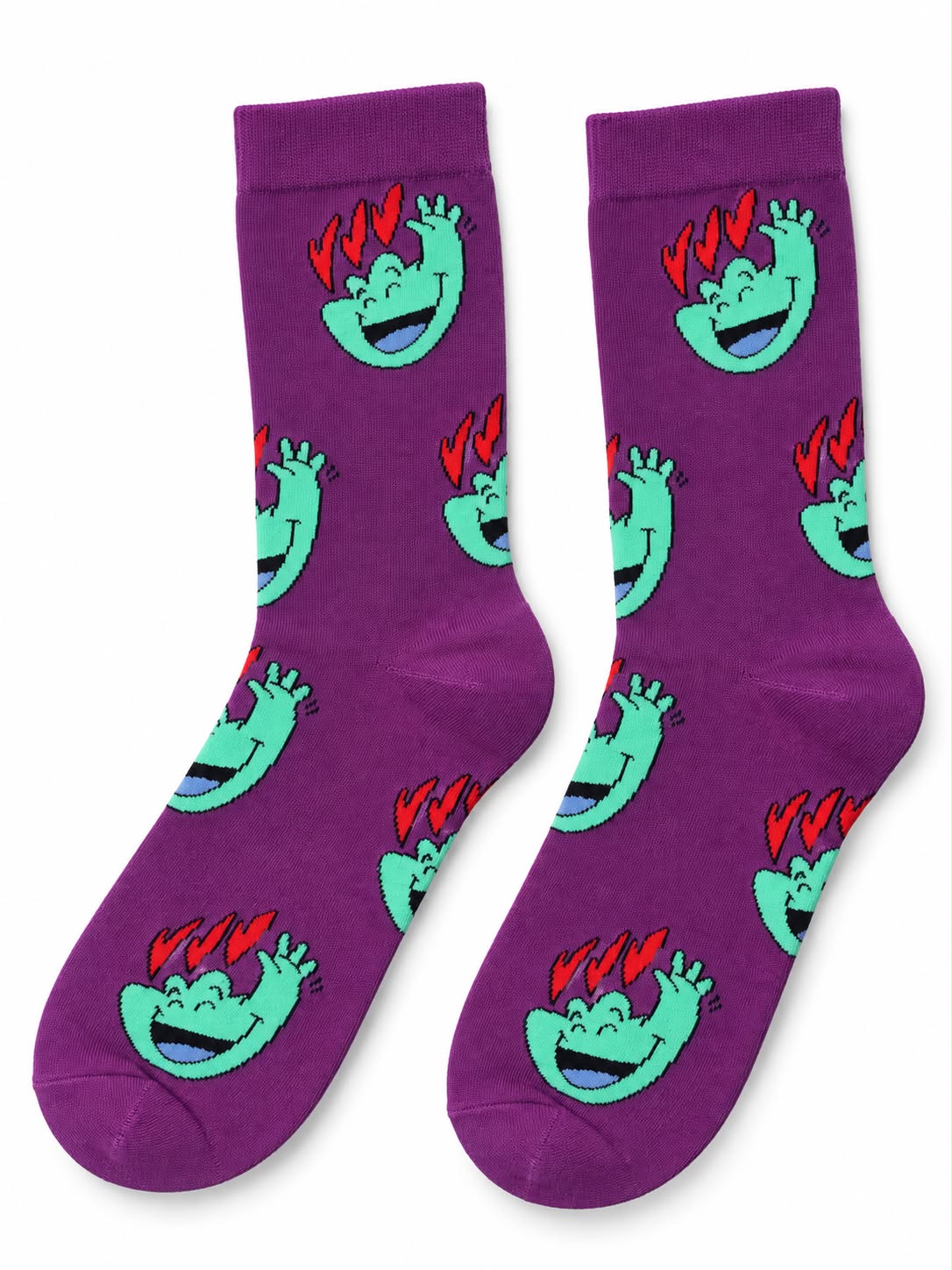 purple socks
